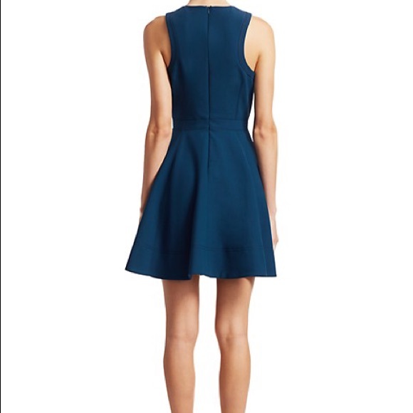 Cinq a Sept Araceli Sleeveless Stitch Dress blue - Picture 4 of 14